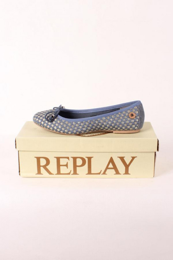 REPLAY RB150001T PLAIT Blue Gold