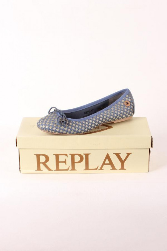 REPLAY RB150001T PLAIT Blue Gold